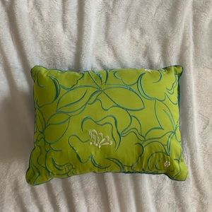 Green & Turquoise Throw Pillow